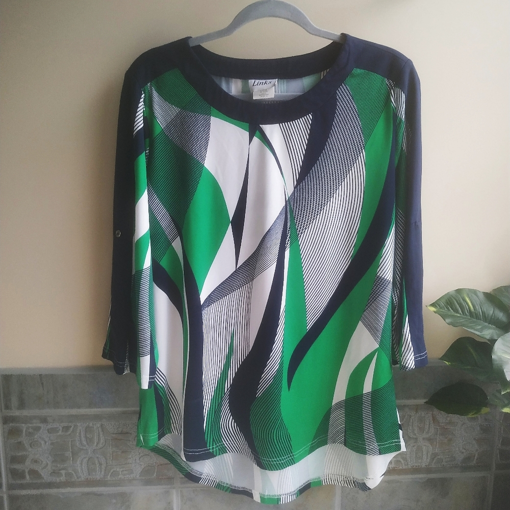 Abstract women's blouse